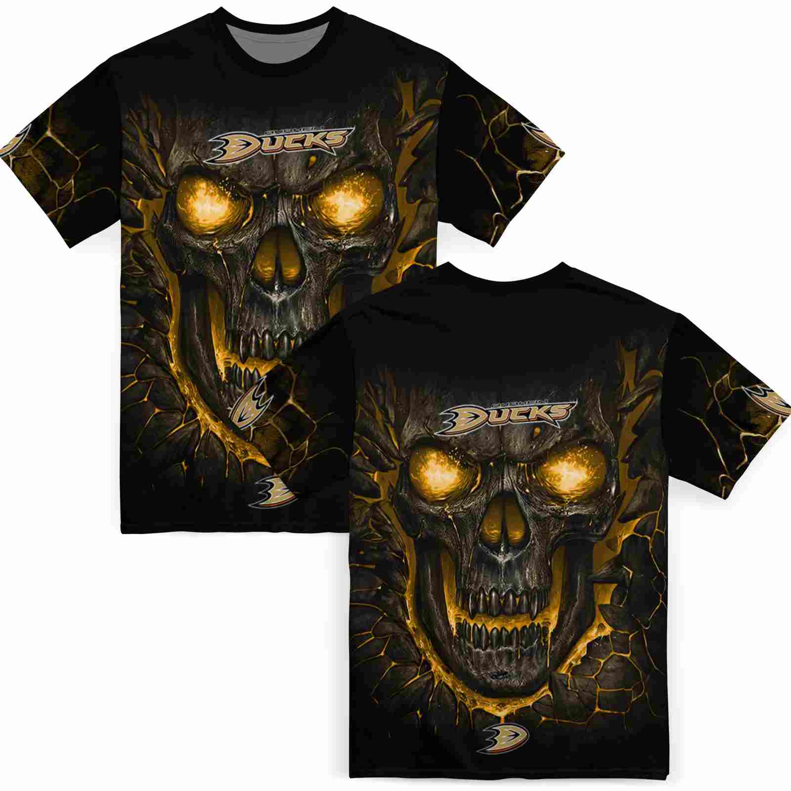 anaheim-ducks-fiery-skull-gold-black-t-shirt-fashion-forward