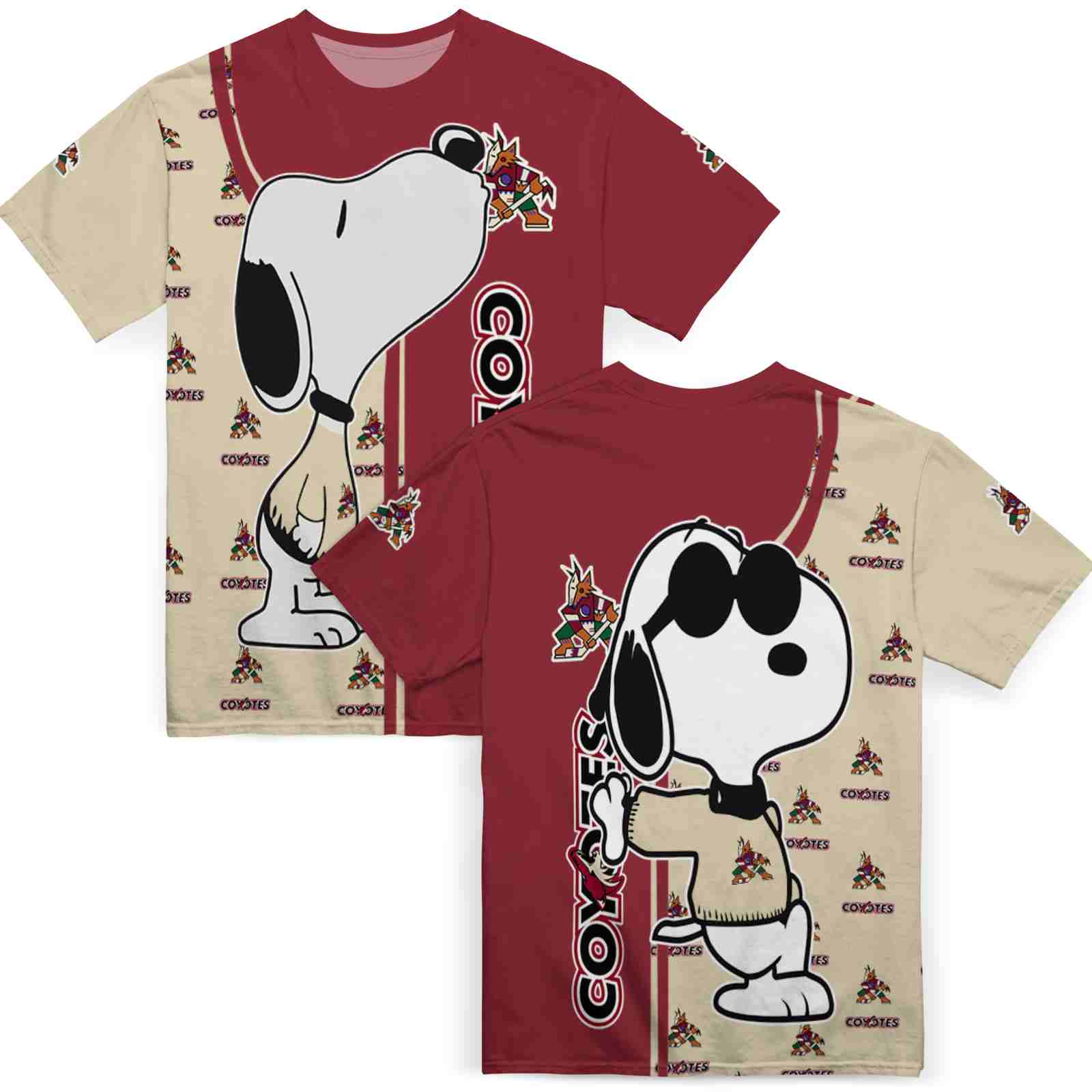 arizona-coyotes-snoopy-graphic-red-t-shirt-fashion-forward