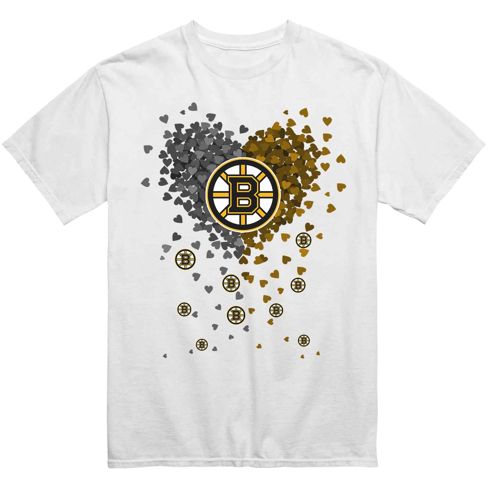 Boston Bruins Heart Explosion T-Shirt