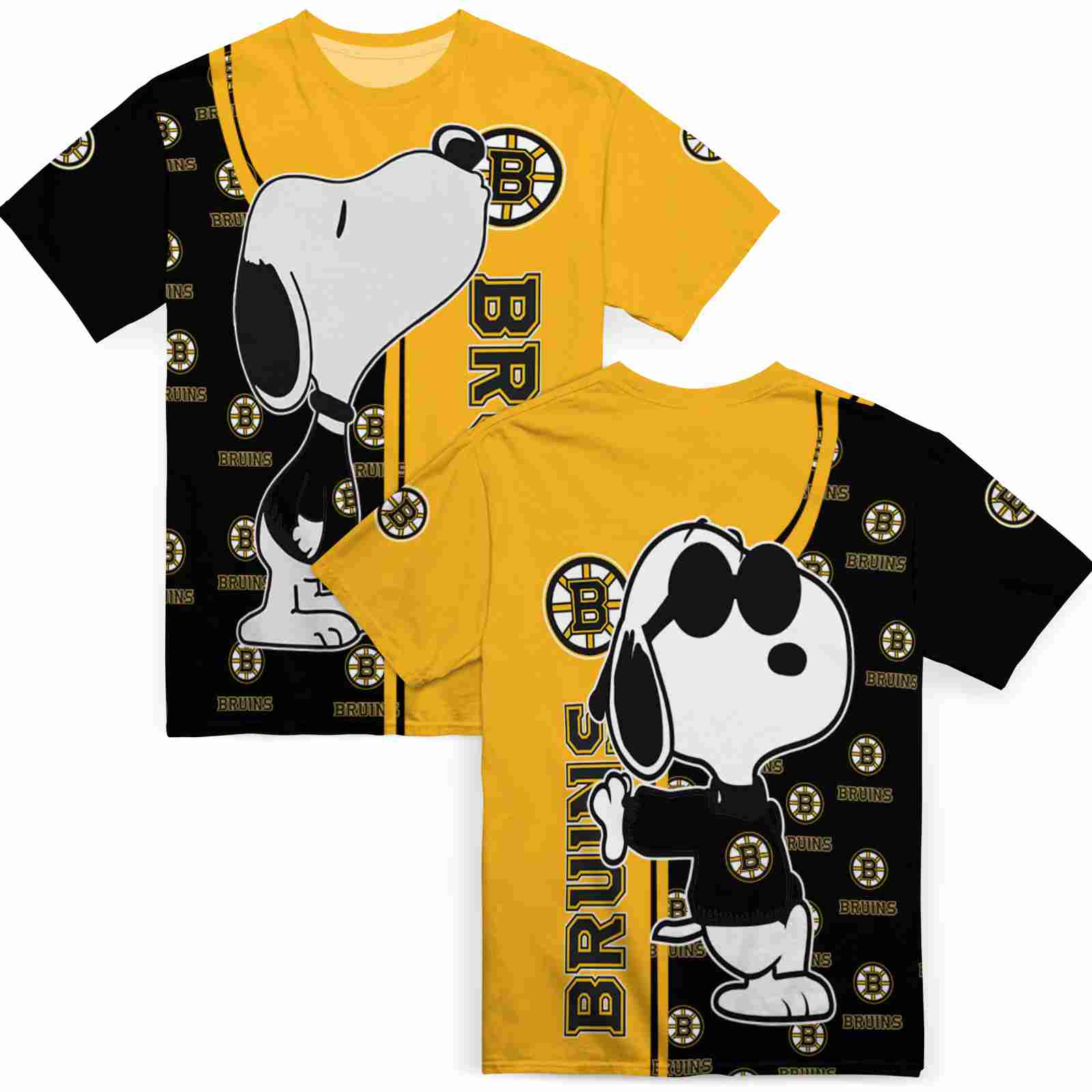 boston-bruins-snoopy-graphic-gold-t-shirt-fashion-forward