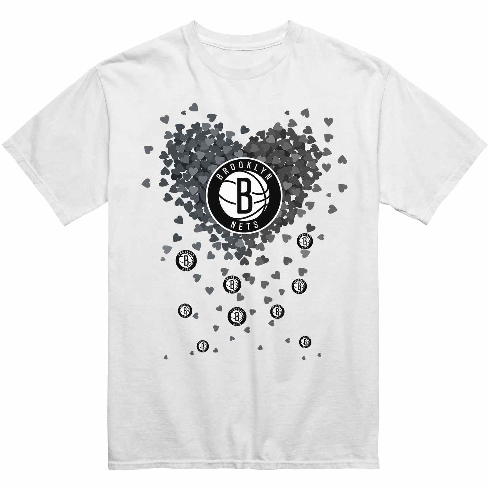 Brooklyn Nets Heart Explosion T-Shirt