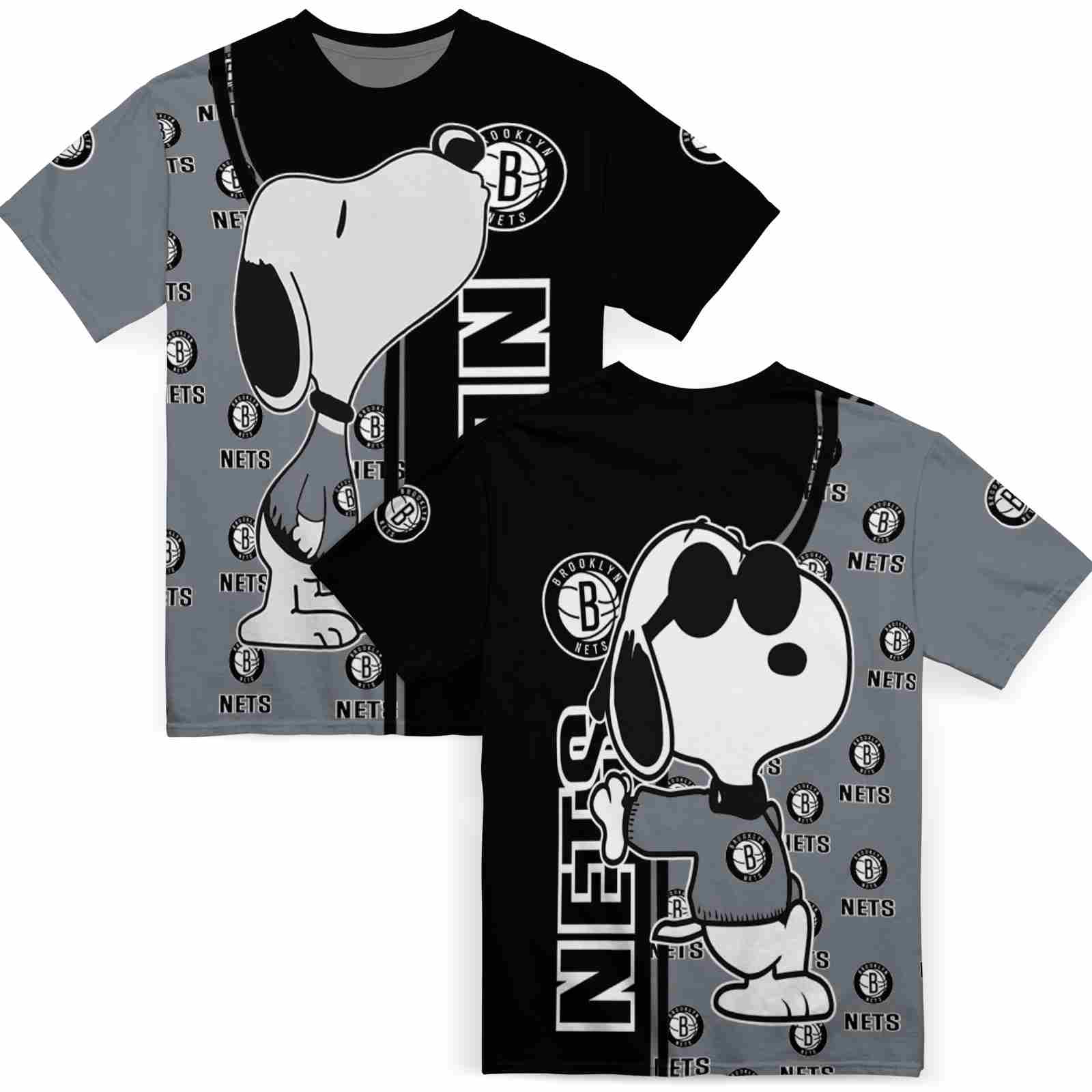 brooklyn-nets-snoopy-graphic-black-t-shirt-fashion-forward