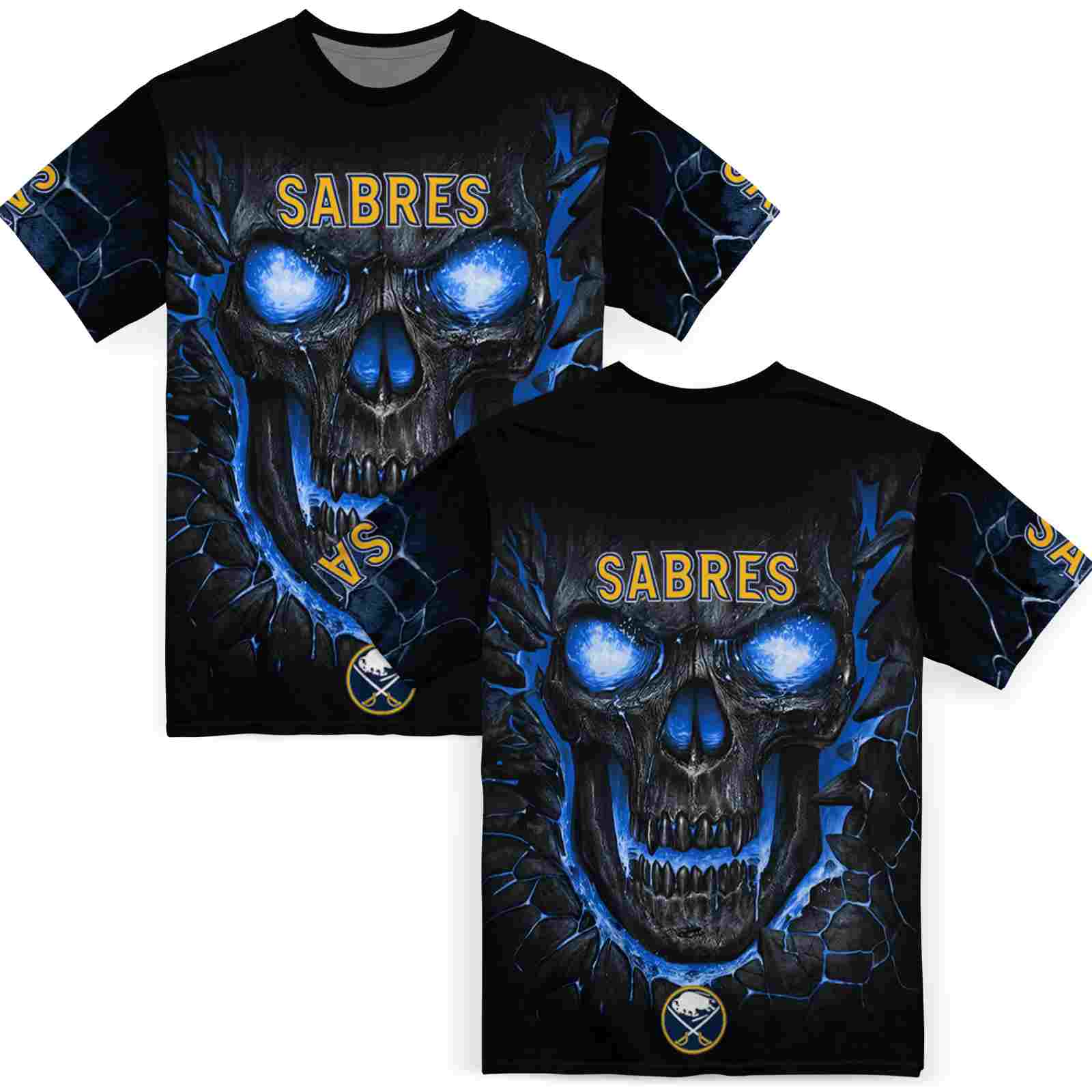 buffalo-sabres-fiery-skull-navy-blue-black-t-shirt-fashion-forward