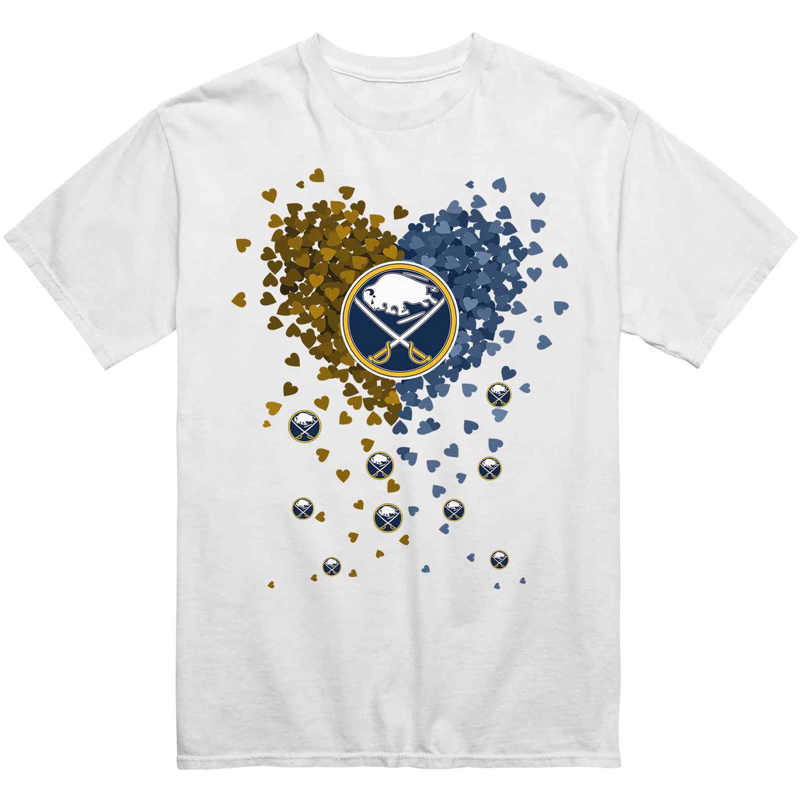 Buffalo Sabres Heart Explosion T-Shirt