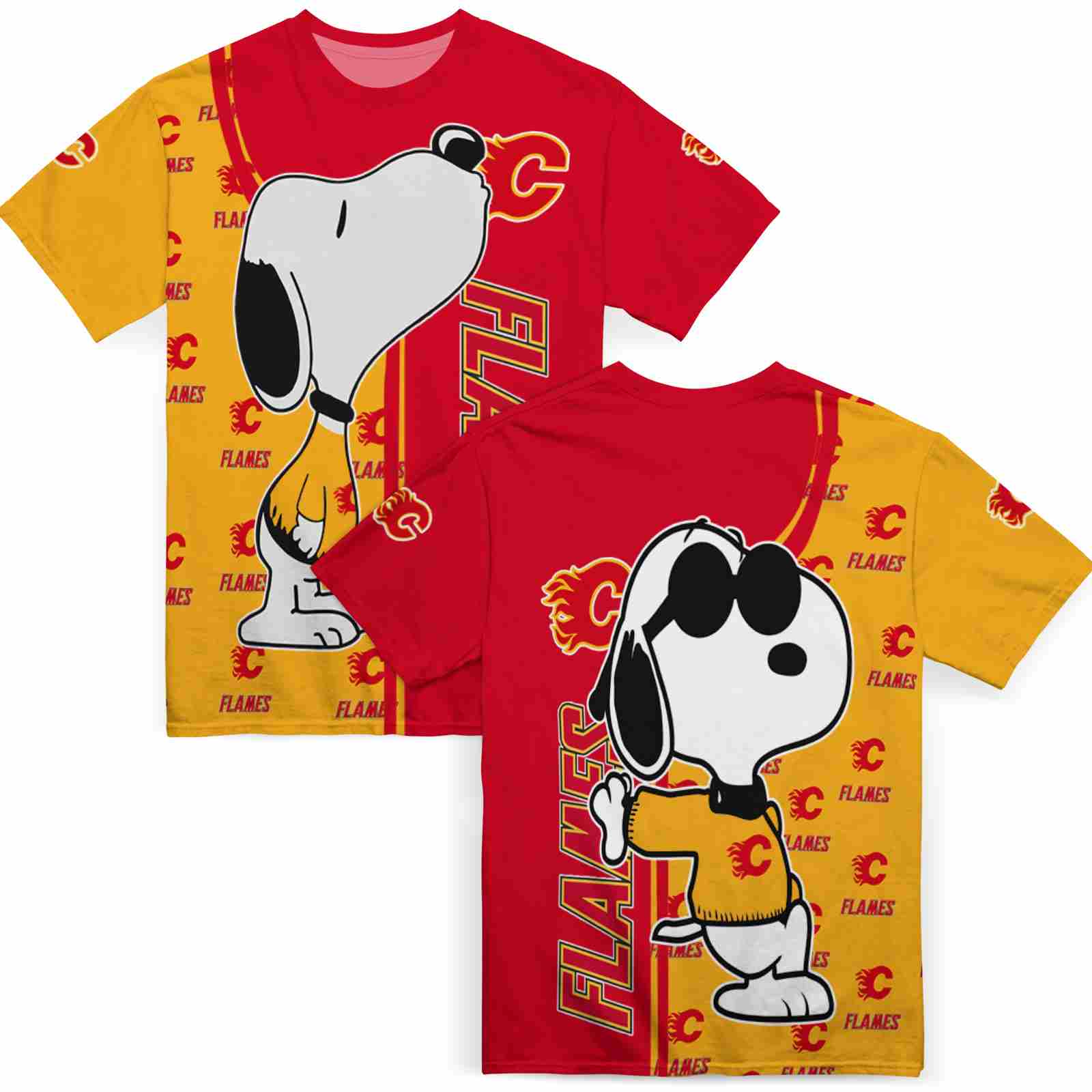 calgary-flames-snoopy-graphic-red-t-shirt-fashion-forward