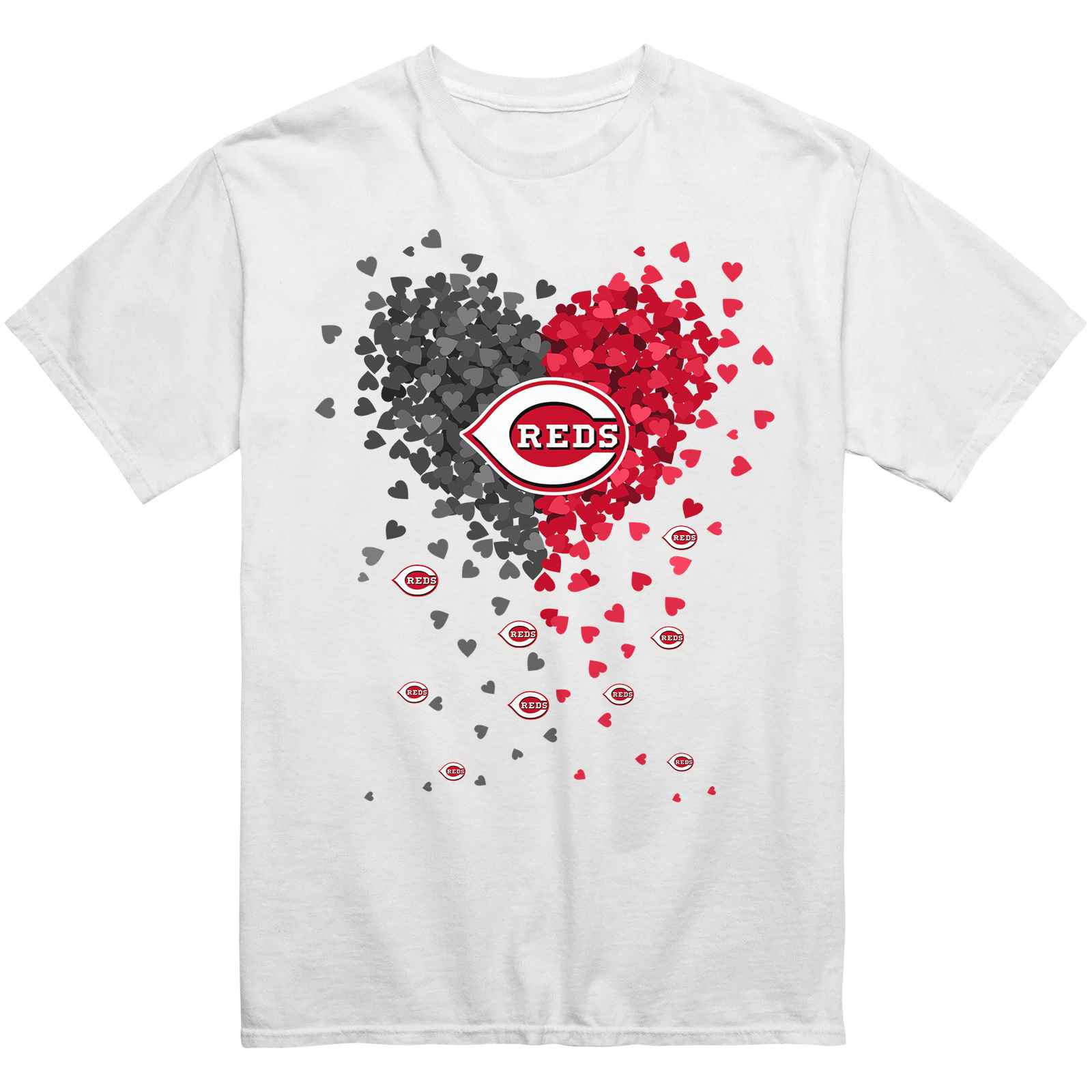 Cincinnati Reds Heart Explosion T-Shirt