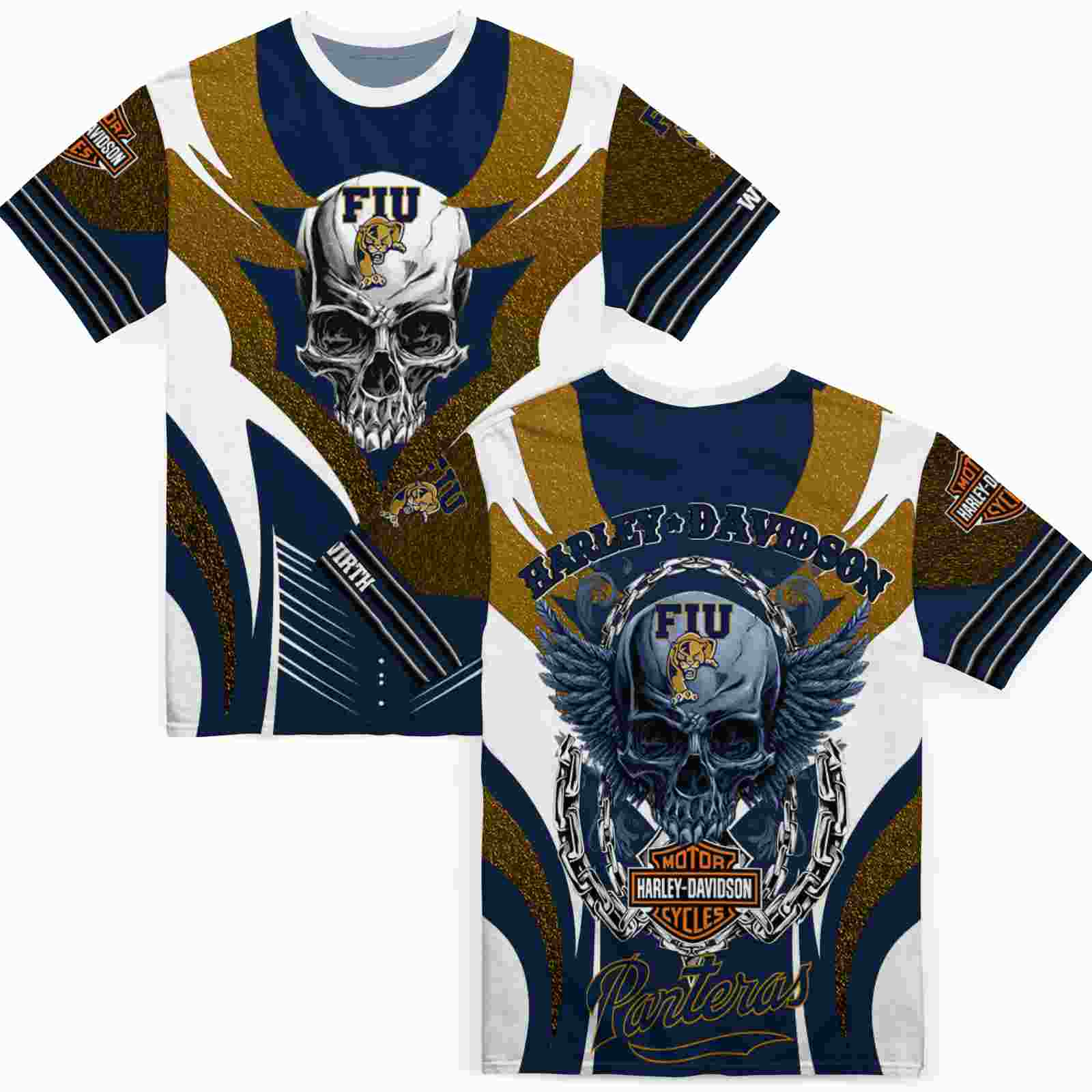 custom-fiu-panthers-skull-emblem-blue-white-t-shirt-fashion-forward