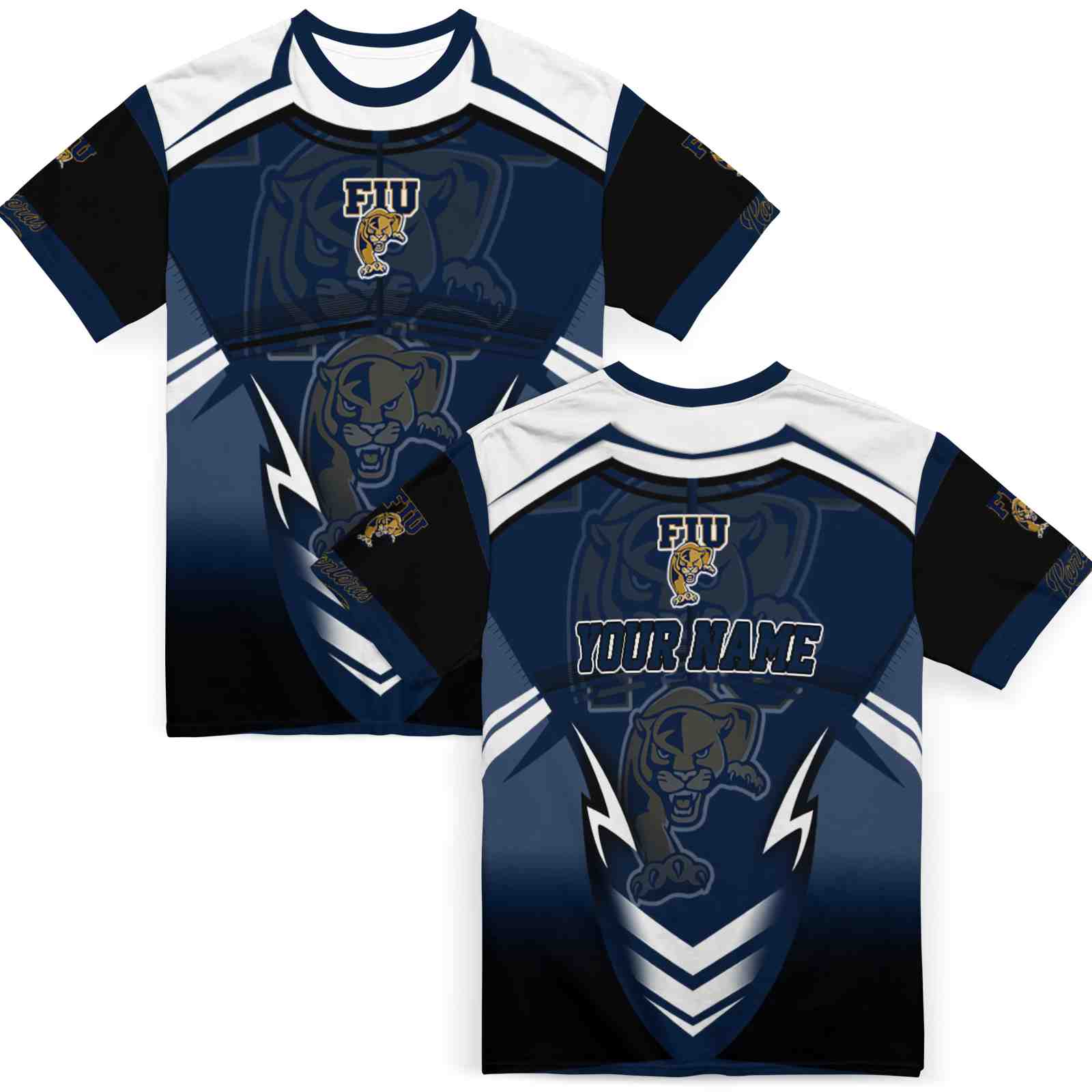 customized-fiu-panthers-futuristic-armor-blue-black-white-t-shirt-fashion-forward-4