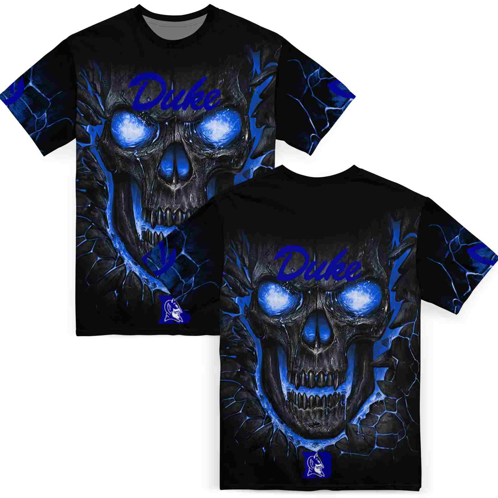 duke-blue-devils-fiery-skull-blue-black-t-shirt-fashion-forward-4