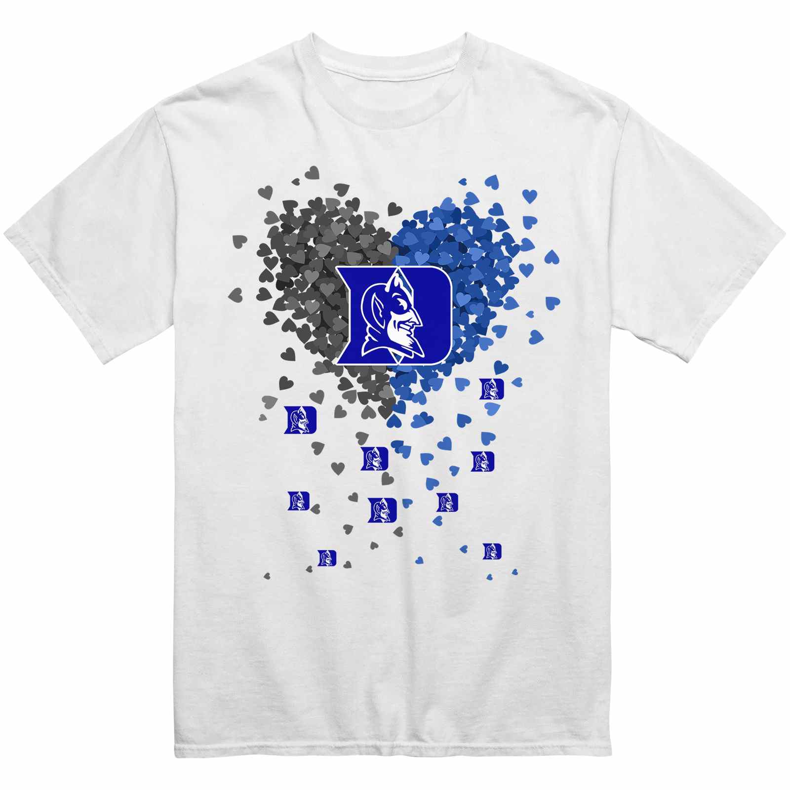 Duke Blue Devils Heart Explosion T-Shirt