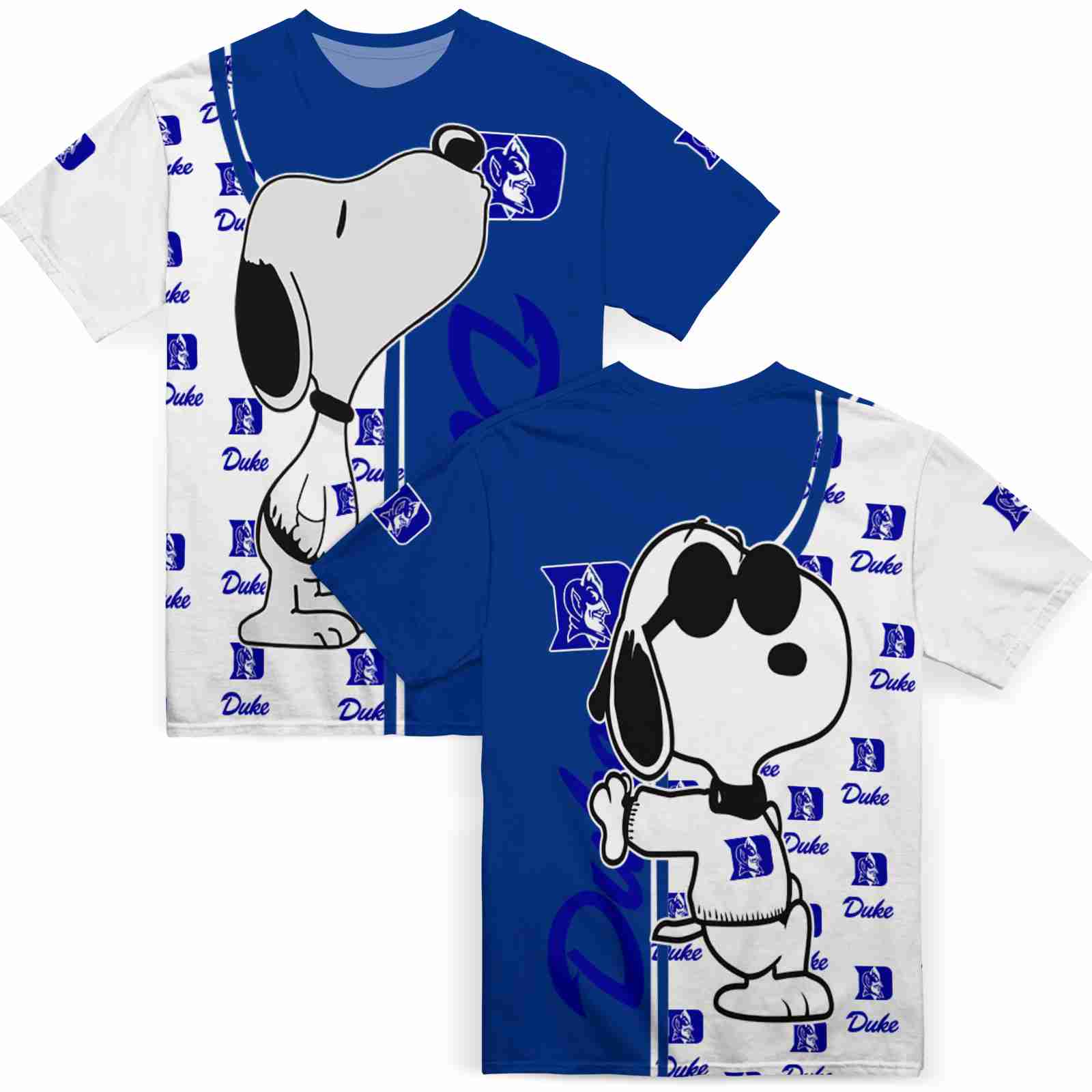 duke-blue-devils-snoopy-graphic-blue-t-shirt-fashion-forward