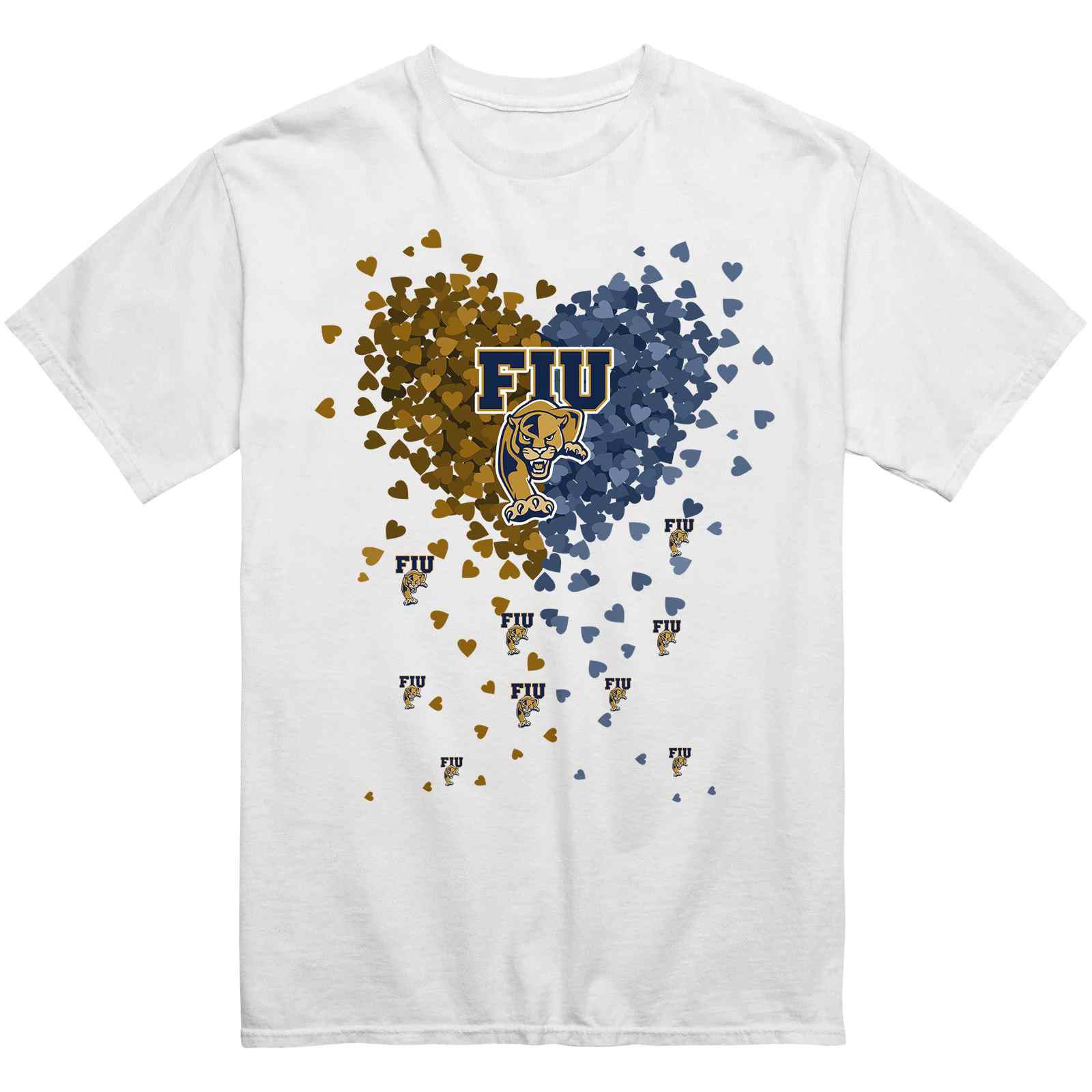 FIU Panthers Heart Explosion T-Shirt