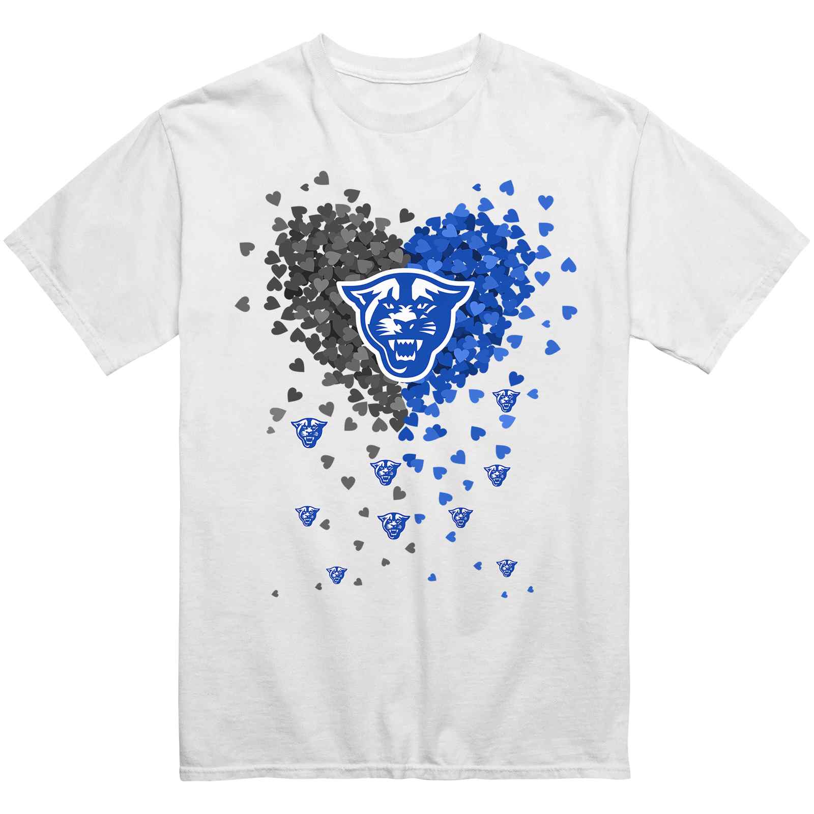 Georgia State Panthers Heart Explosion T-Shirt