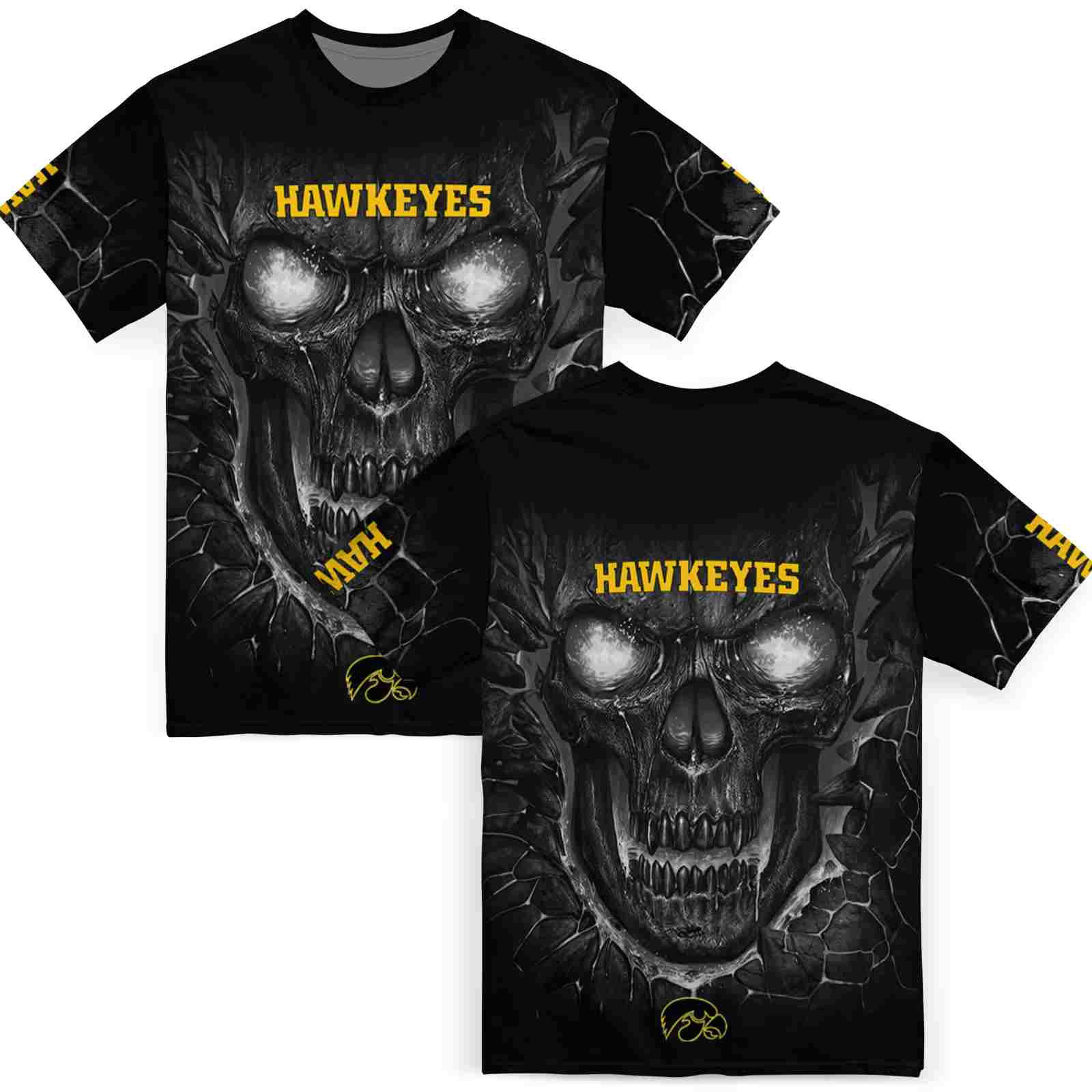 iowa-hawkeyes-fiery-skull-black-t-shirt-fashion-forward