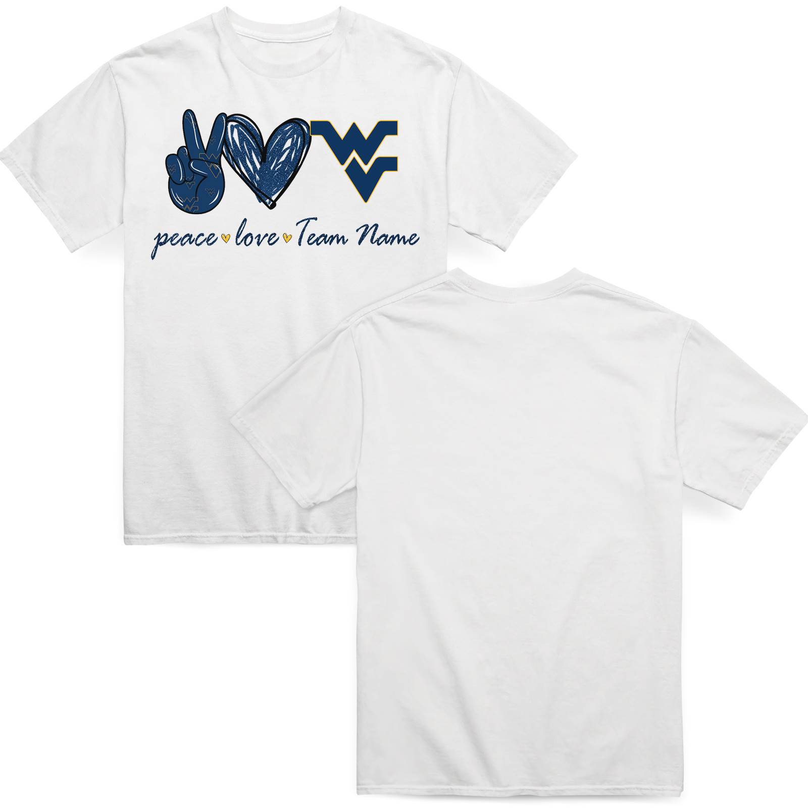 personalized-west-virginia-mountaineers-peace-love-t-shirt-fashion-forward