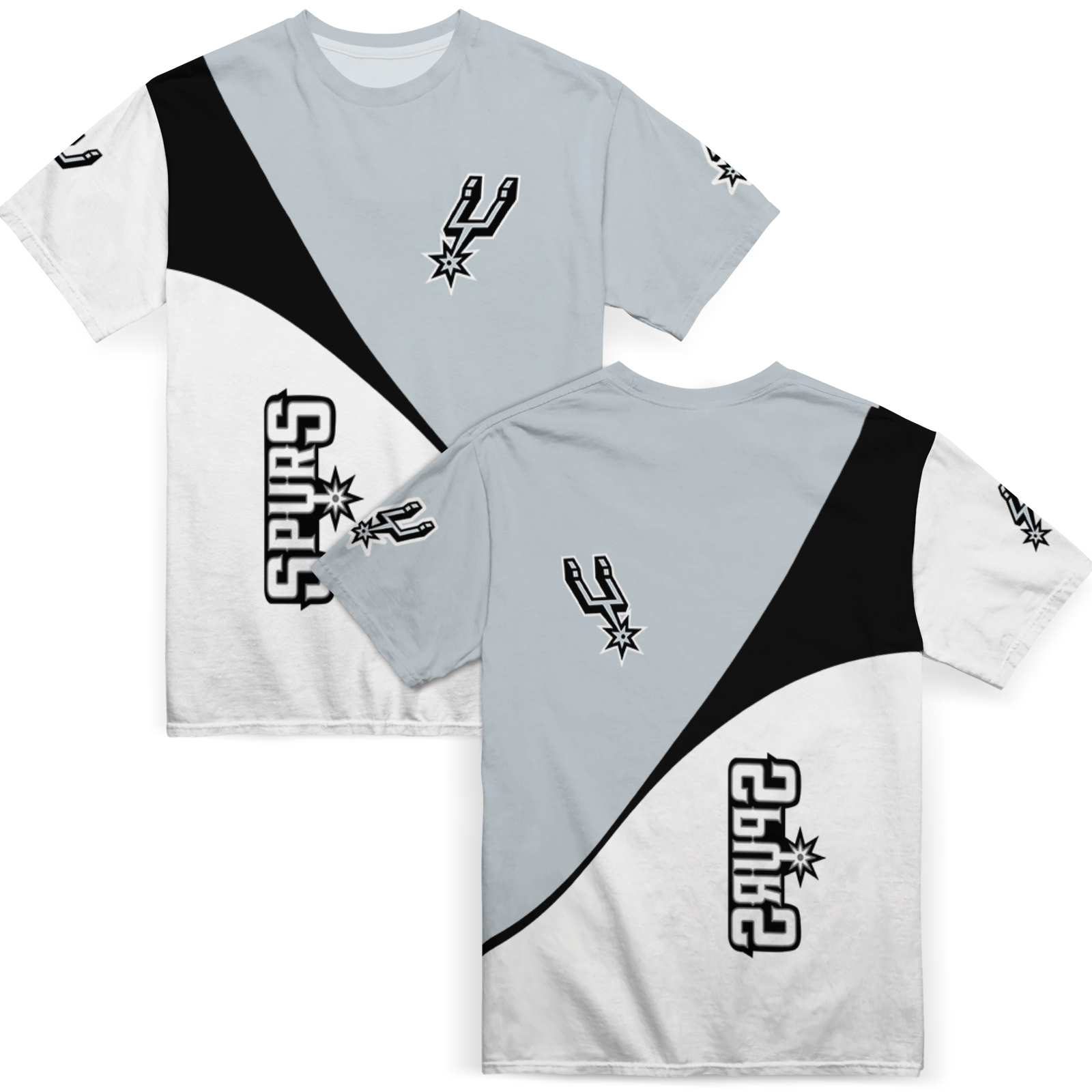 san-antonio-spurs-abstract-curve-white-black-t-shirt-fashion-forward