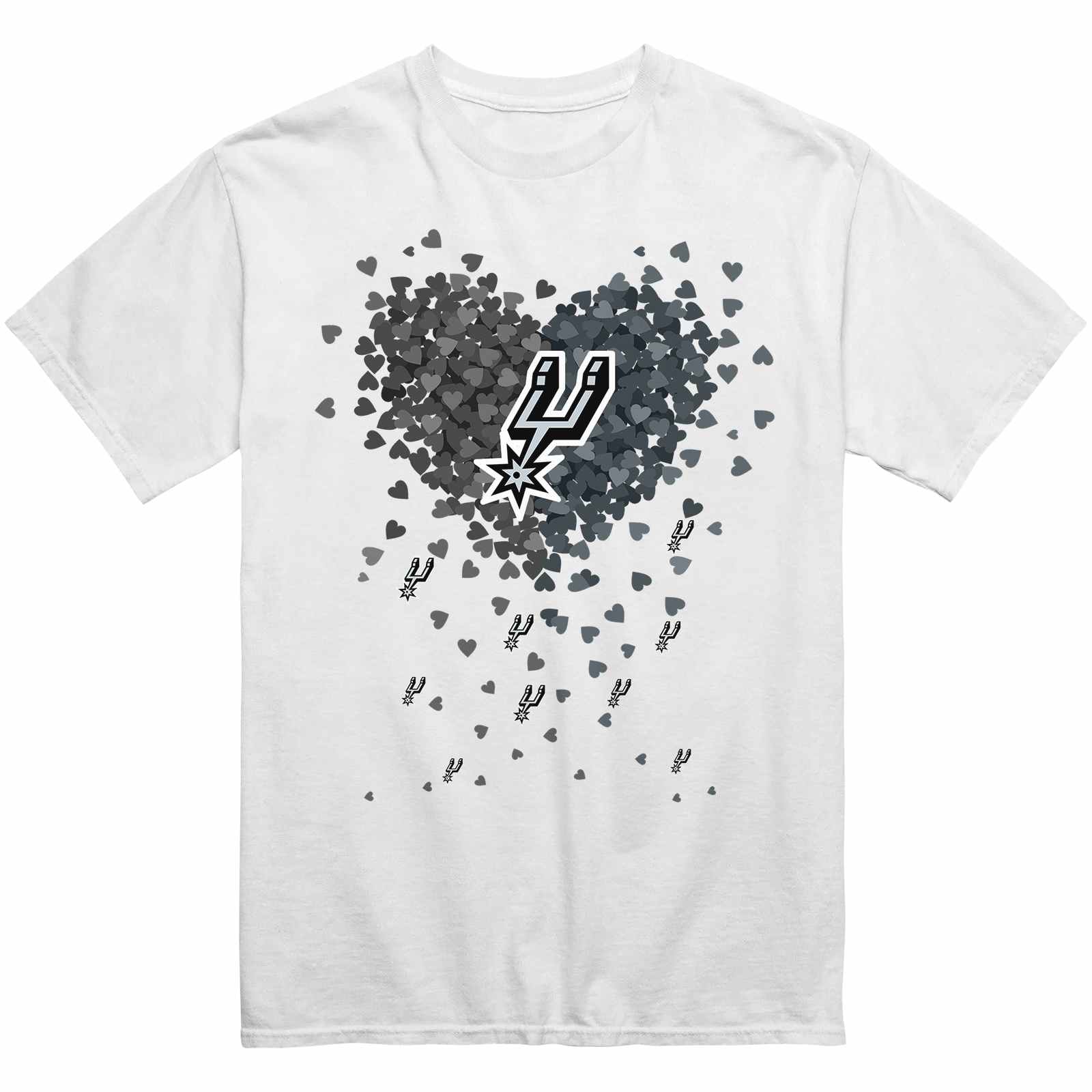 San Antonio Spurs Heart Explosion T-Shirt