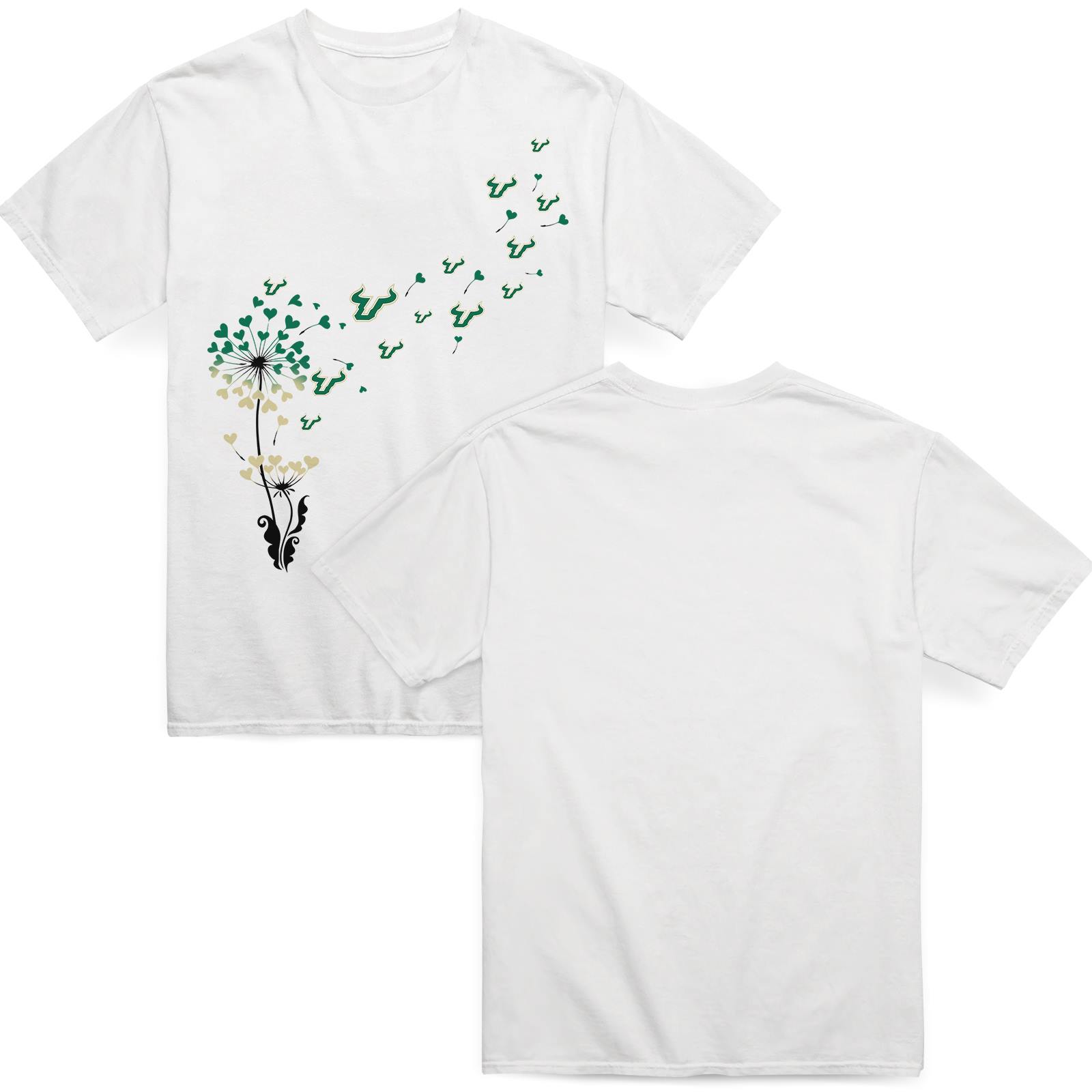 south-florida-bulls-heart-dandelion-t-shirt-fashion-forward