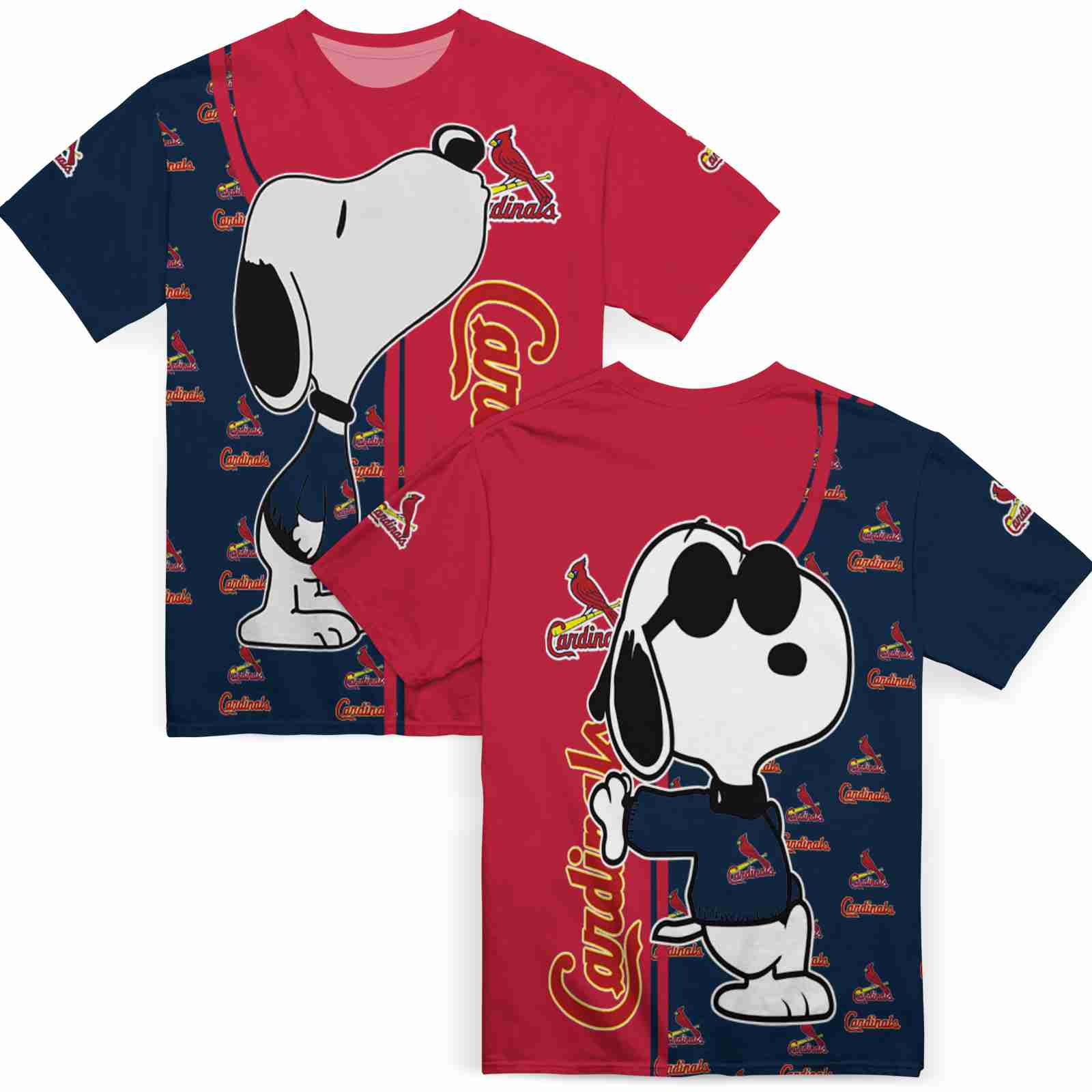 st-louis-cardinals-snoopy-graphic-red-t-shirt-fashion-forward