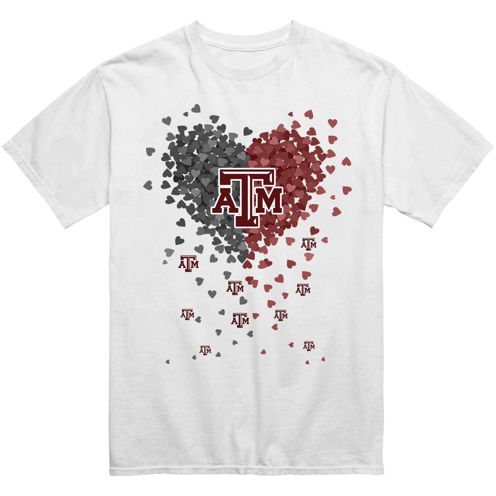 Texas A&M Aggies Heart Explosion T-Shirt